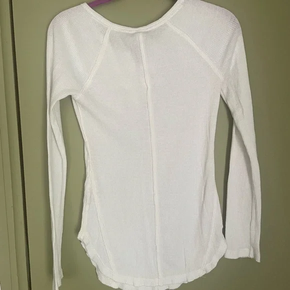 We The Free White Long Sleeve Blouse - Picture 5 of 7